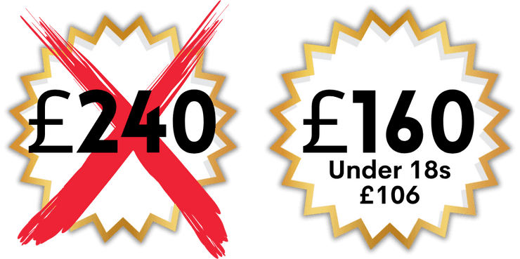 2026 Premium Season Ticker early bird price £160 until 22.10.25